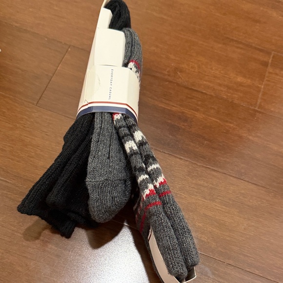 Ben Sherman Black and Gray Wool Blend Socks - Picture 3 of 3